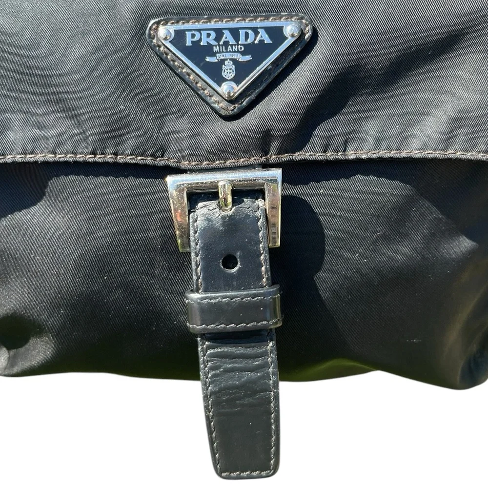 Prada Black Nylon Crossbody Belt Bag - EUC - Picture 4 of 14